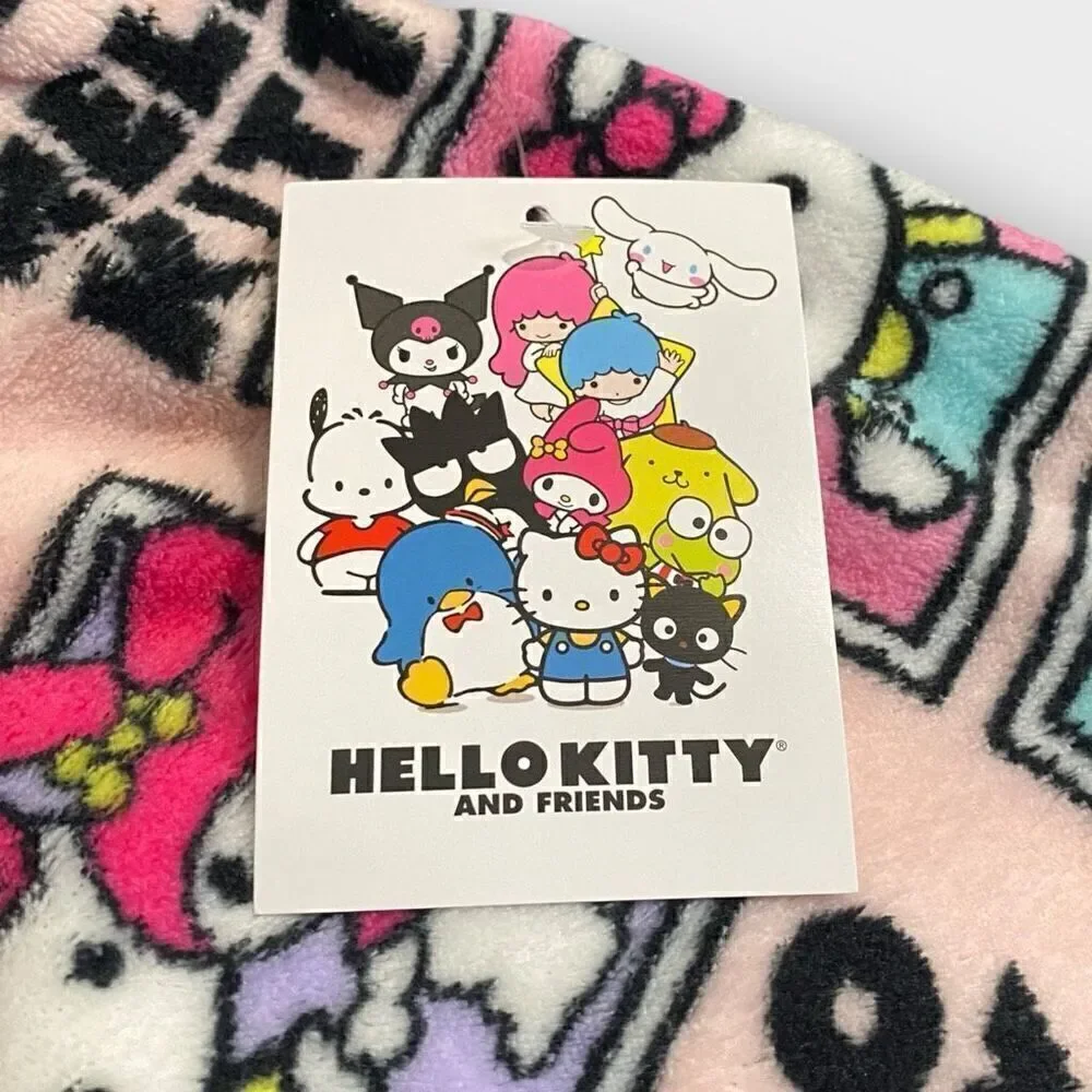 Hello Kitty Sanrio Melody Panels Fuzzy Soft Touch Pajama Pants Womens size XL